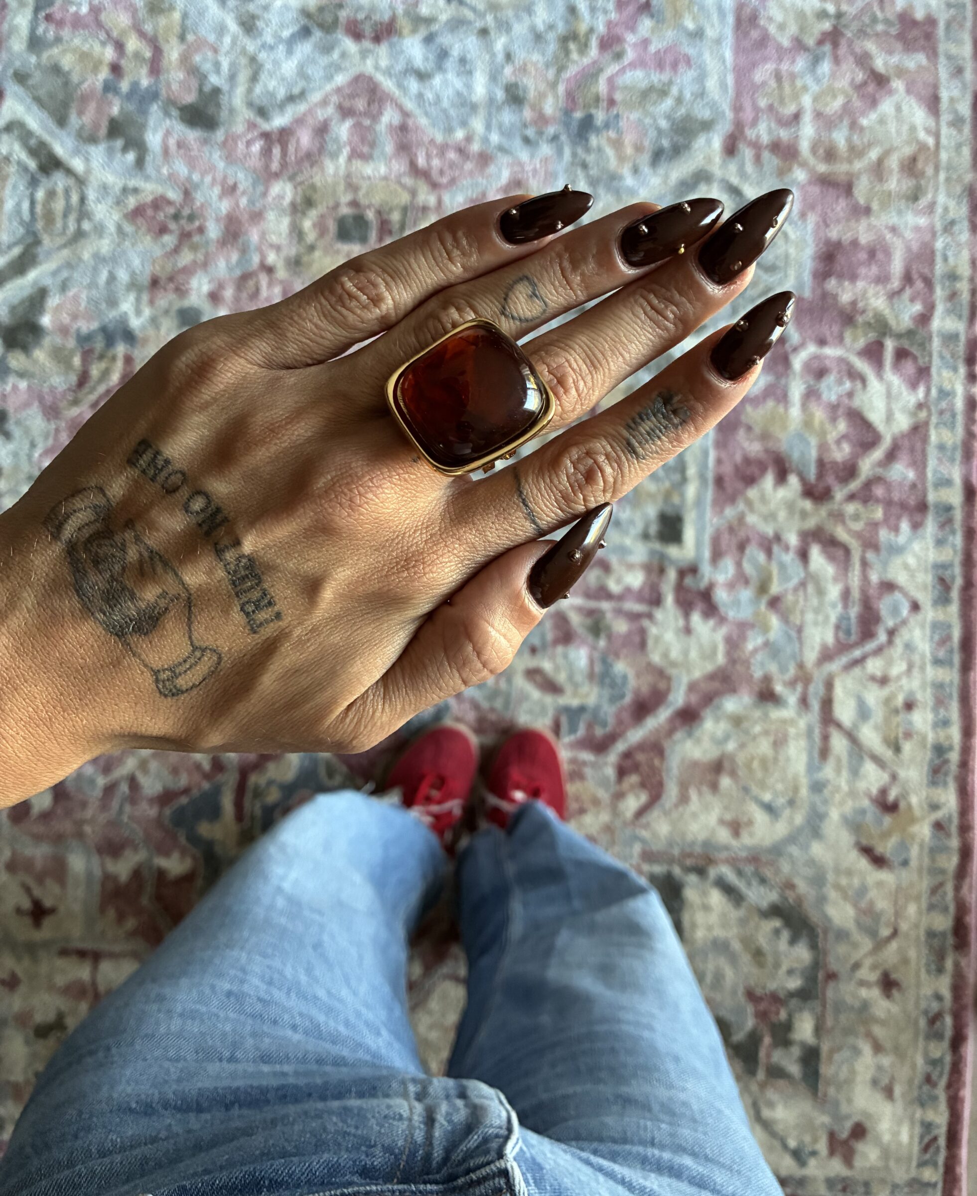 Bague dorée