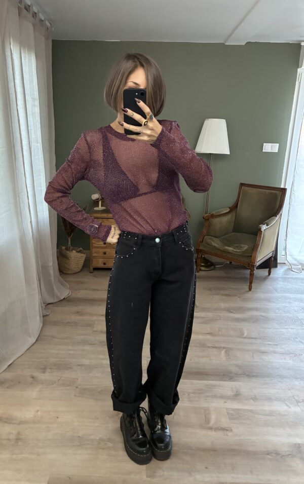 Top Nina Bordeaux