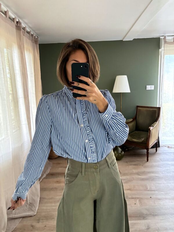 Blouse Charlotte bleu