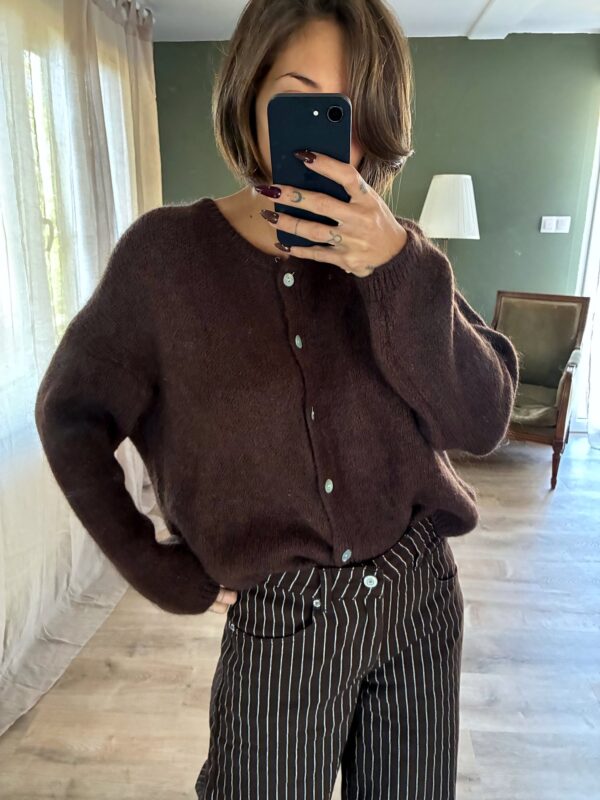 Gilet Gabriella marron