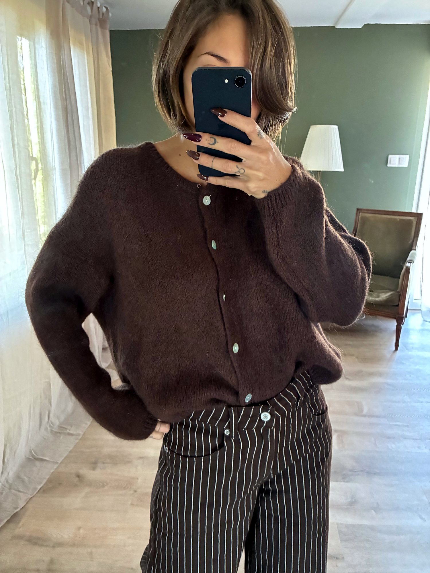 Gilet Gabriella marron
