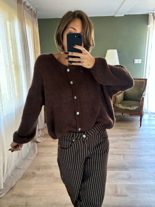 Gilet Gabriella marron