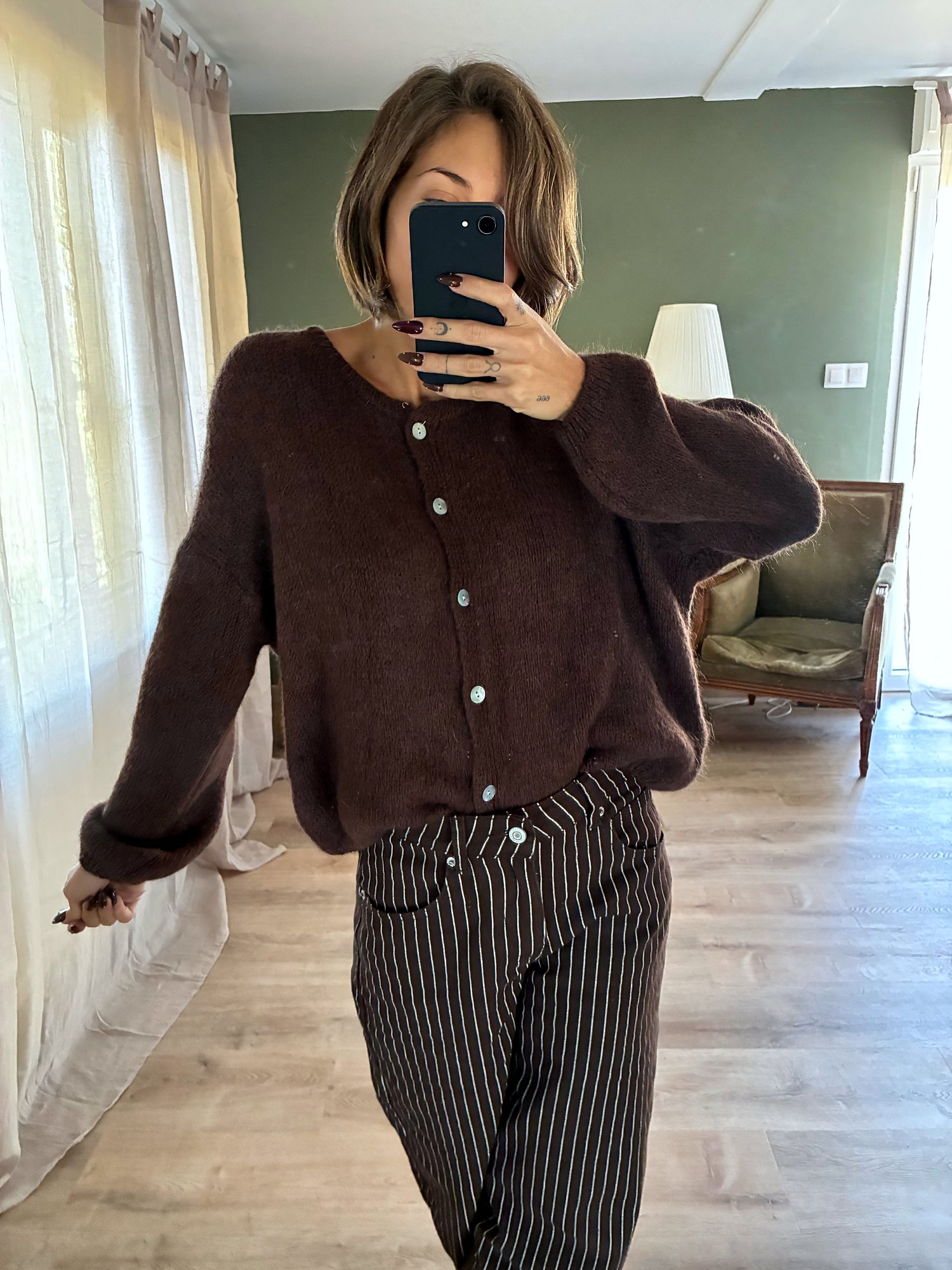 Gilet Gabriella marron