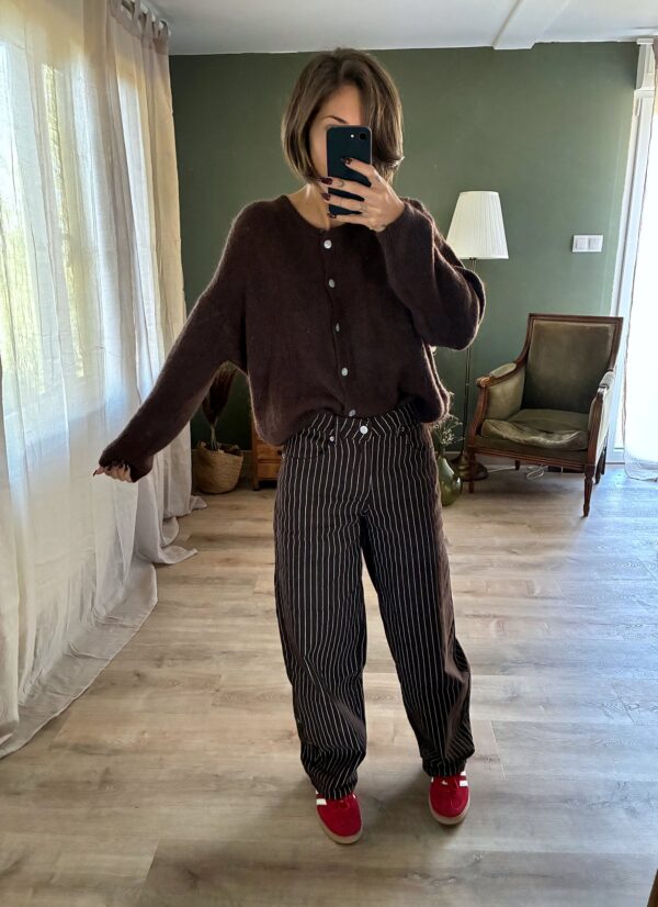 Jeans Suzette marron