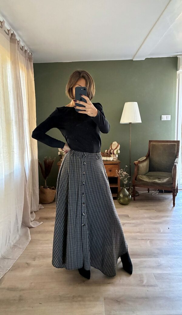 Jupe Westminster marron