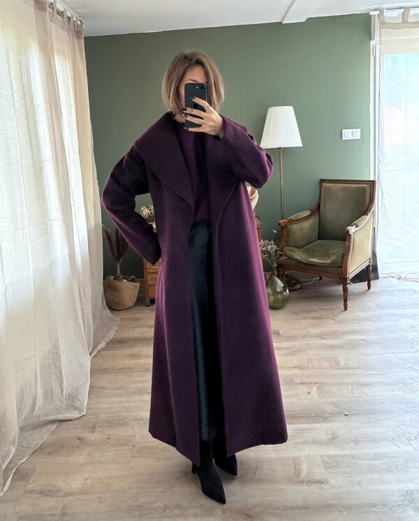 Manteau Montmartre bordeaux