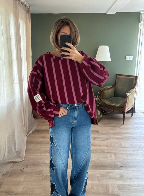 Pull Bordeaux bordeaux