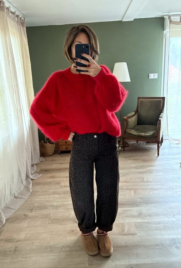 Pull Colette rouge