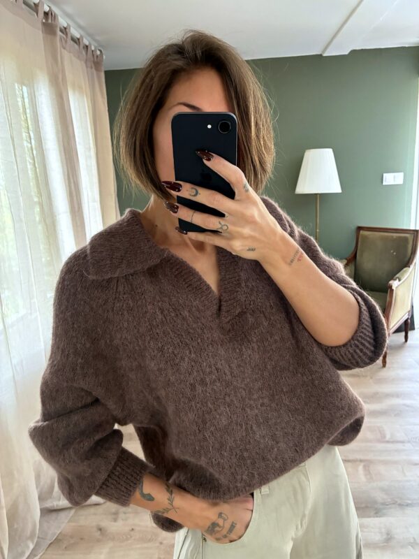 Pull Heloise marron