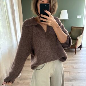 Pull Heloise marron