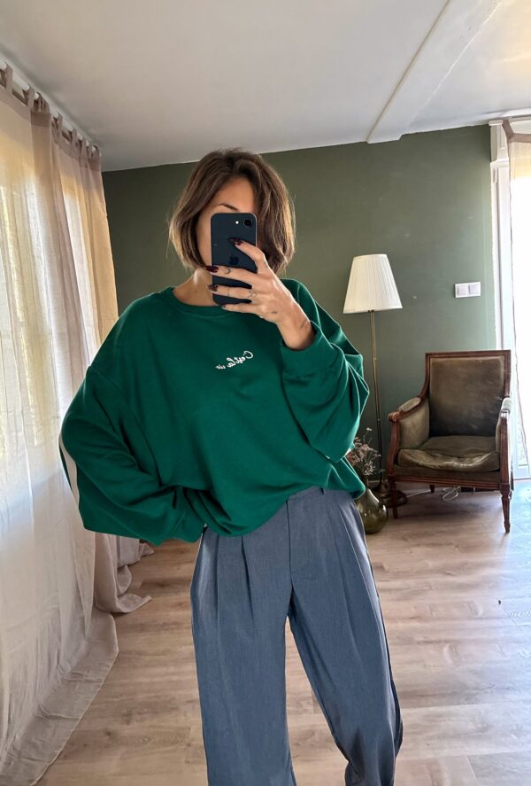 Pull Verona vert